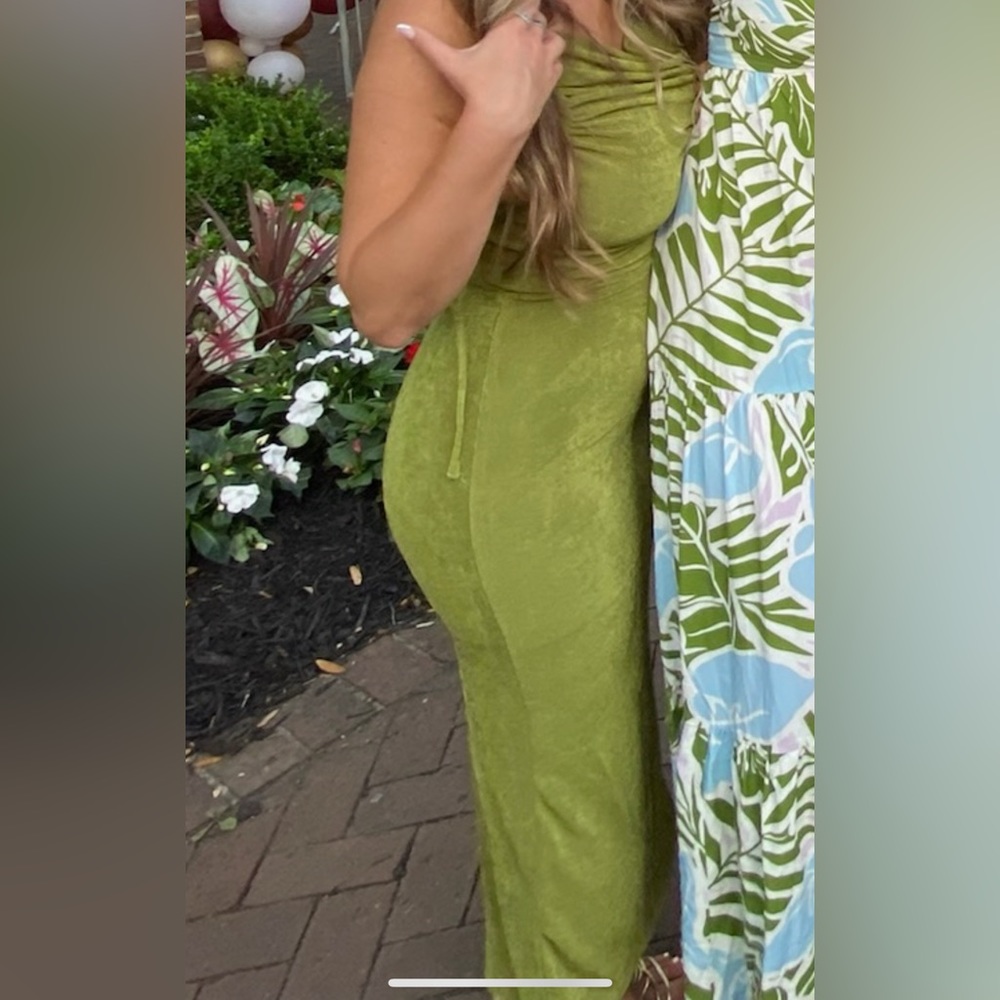 Selfie Leslie Dress In Green - Gem
